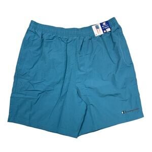 NWT Champion Men’s Nylon Shorts Mountain Lake Green size XL
